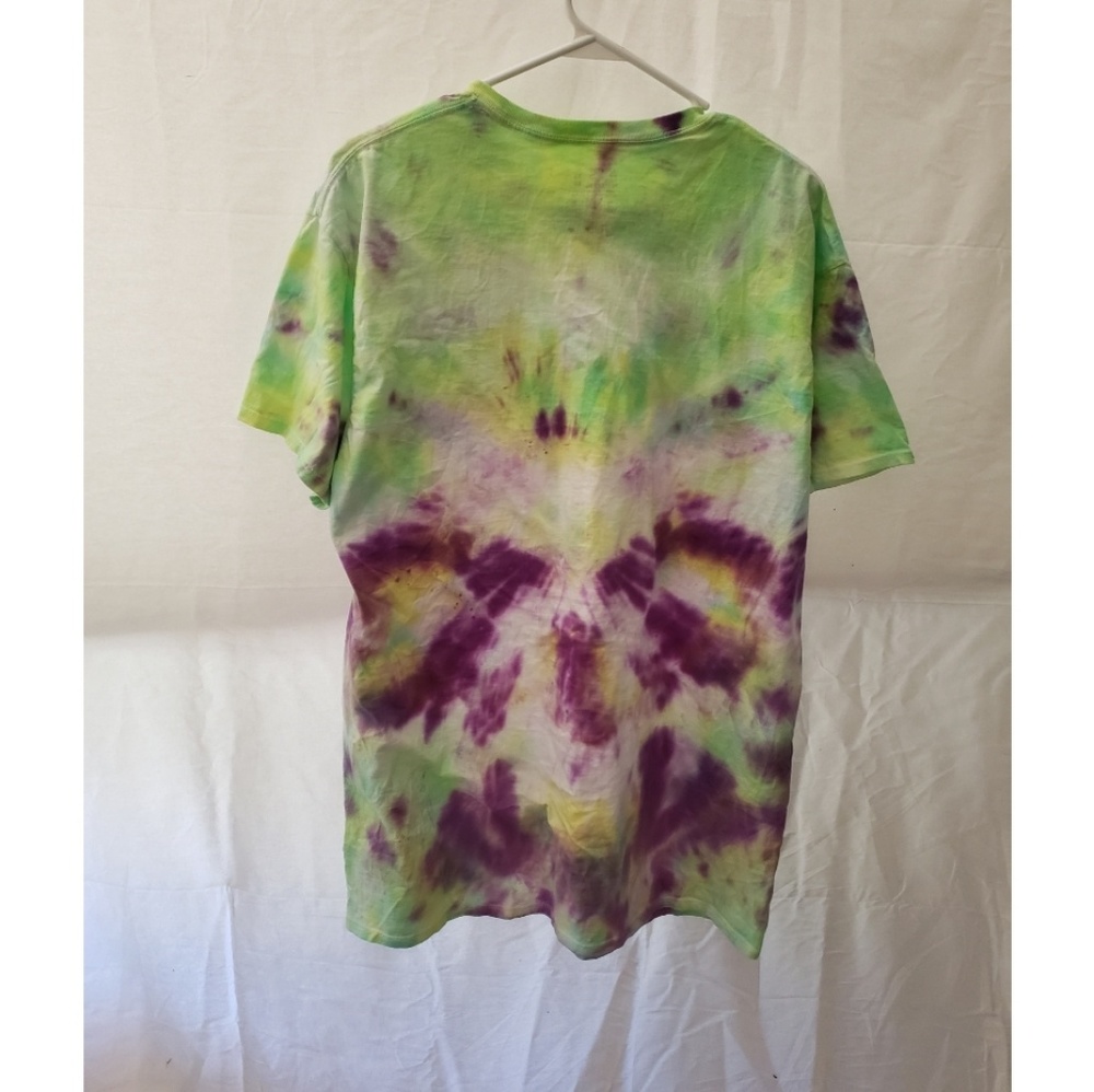 Tie Dye Skull Pattern Shirt